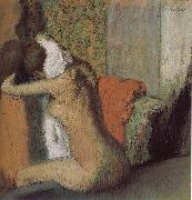 Edgar Degas After bath oil painting reproduction